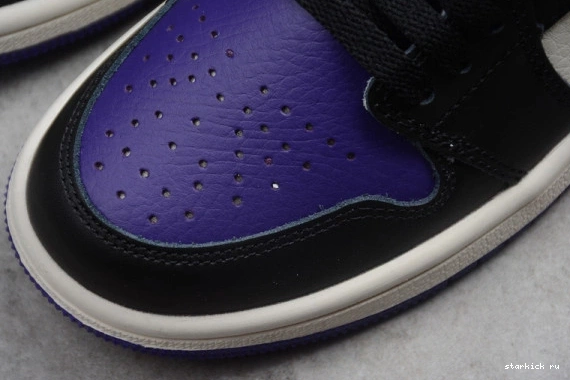 High 1 Jordan Retro Purple' OG  555088-501 555088-501 Kid Kids Air 'Court 0511